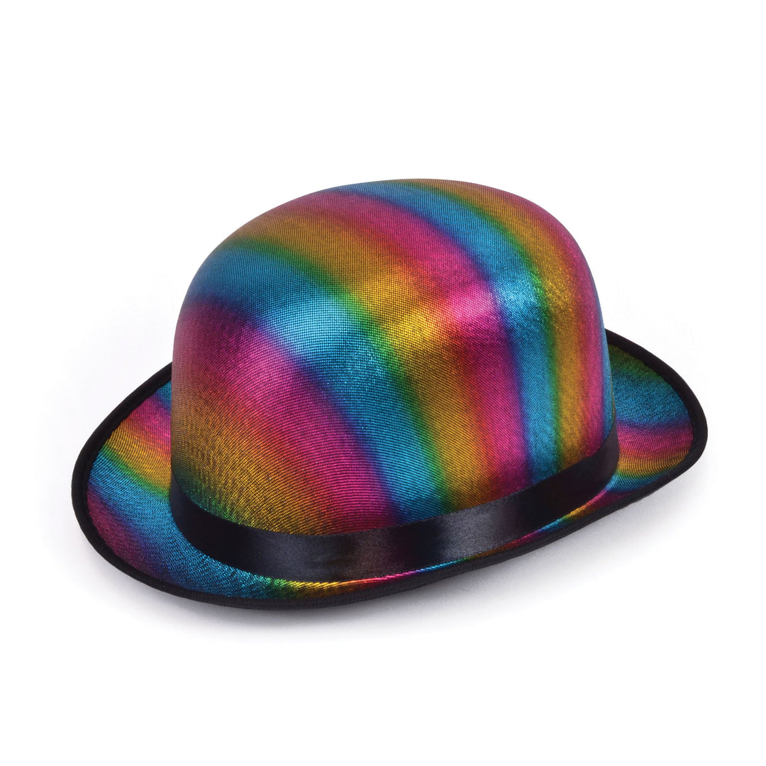 Rainbow Coloured Bowler Hat_1