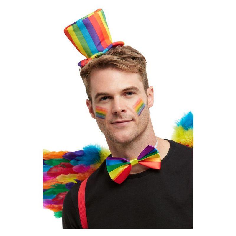 Rainbow Mini Top Hat Multi Coloured 1