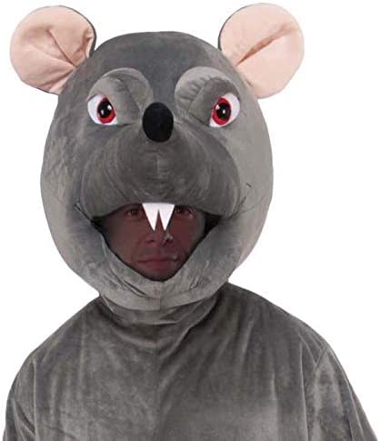 Rat Big Head Adult Mascot Costume Chest Size 42 Rat Big Head Adult Mascot Costume Chest Size 42