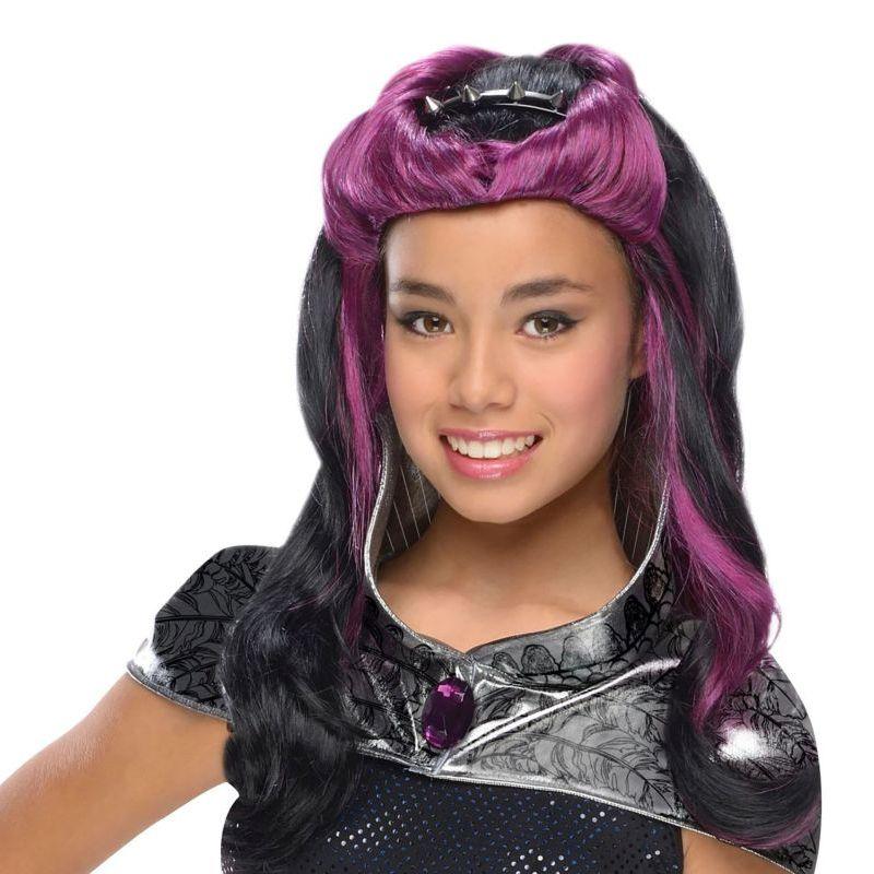 Raven Queen Wig With Headpiece 1