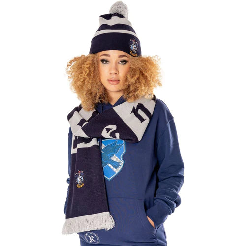 Ravenclaw Long Length Embroidered Harry Potter Scarf Adult 1