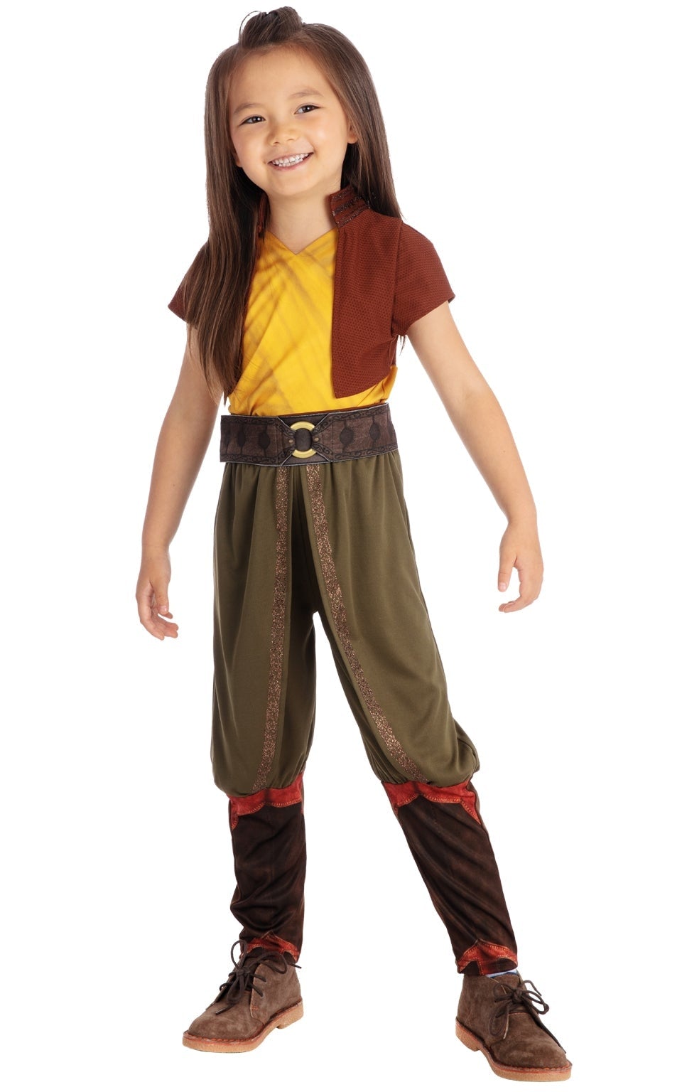 Raya and The Last Dragon Deluxe Kids Costume 1