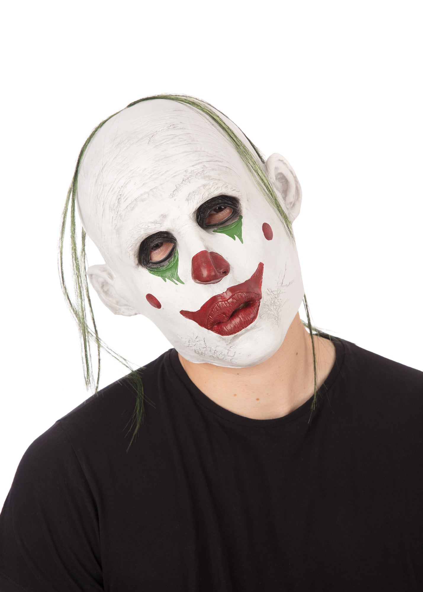 Realistic Clown Mask with Hair 1
