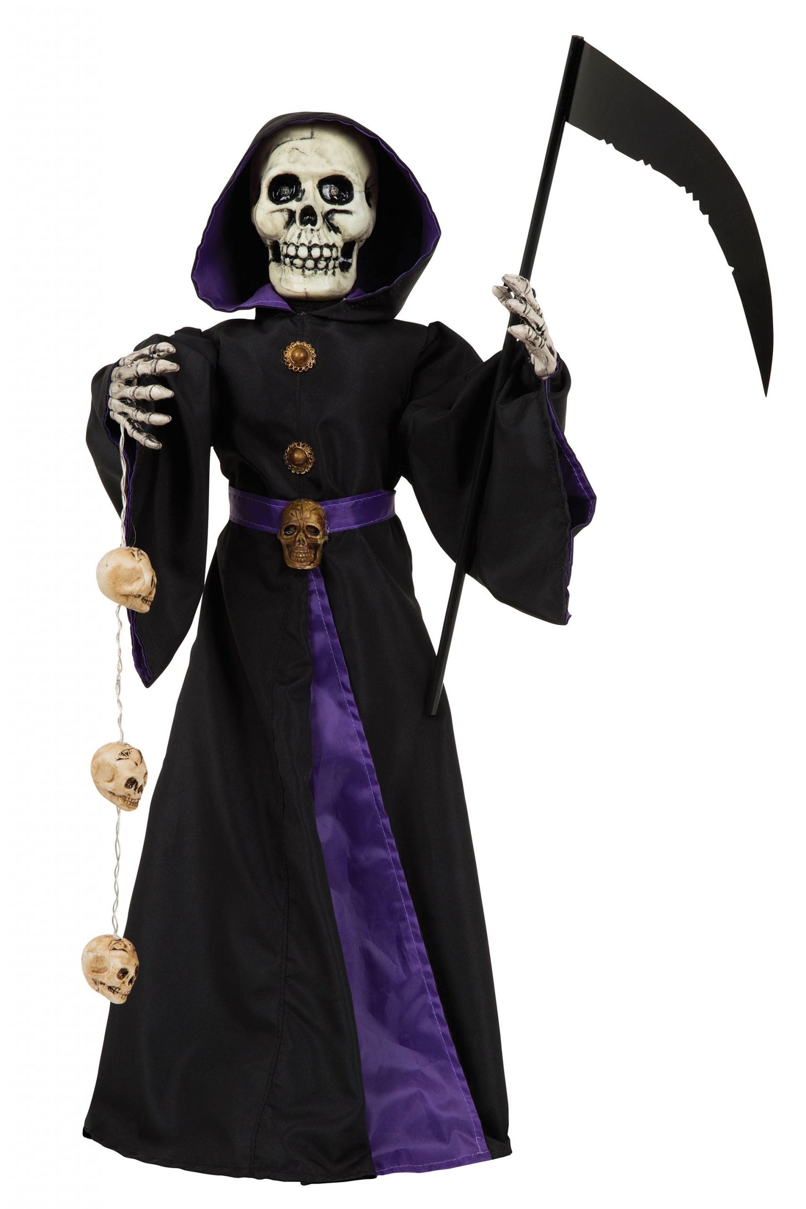 Reaper 28" Light Up + Sound Halloween Items Unisex 1