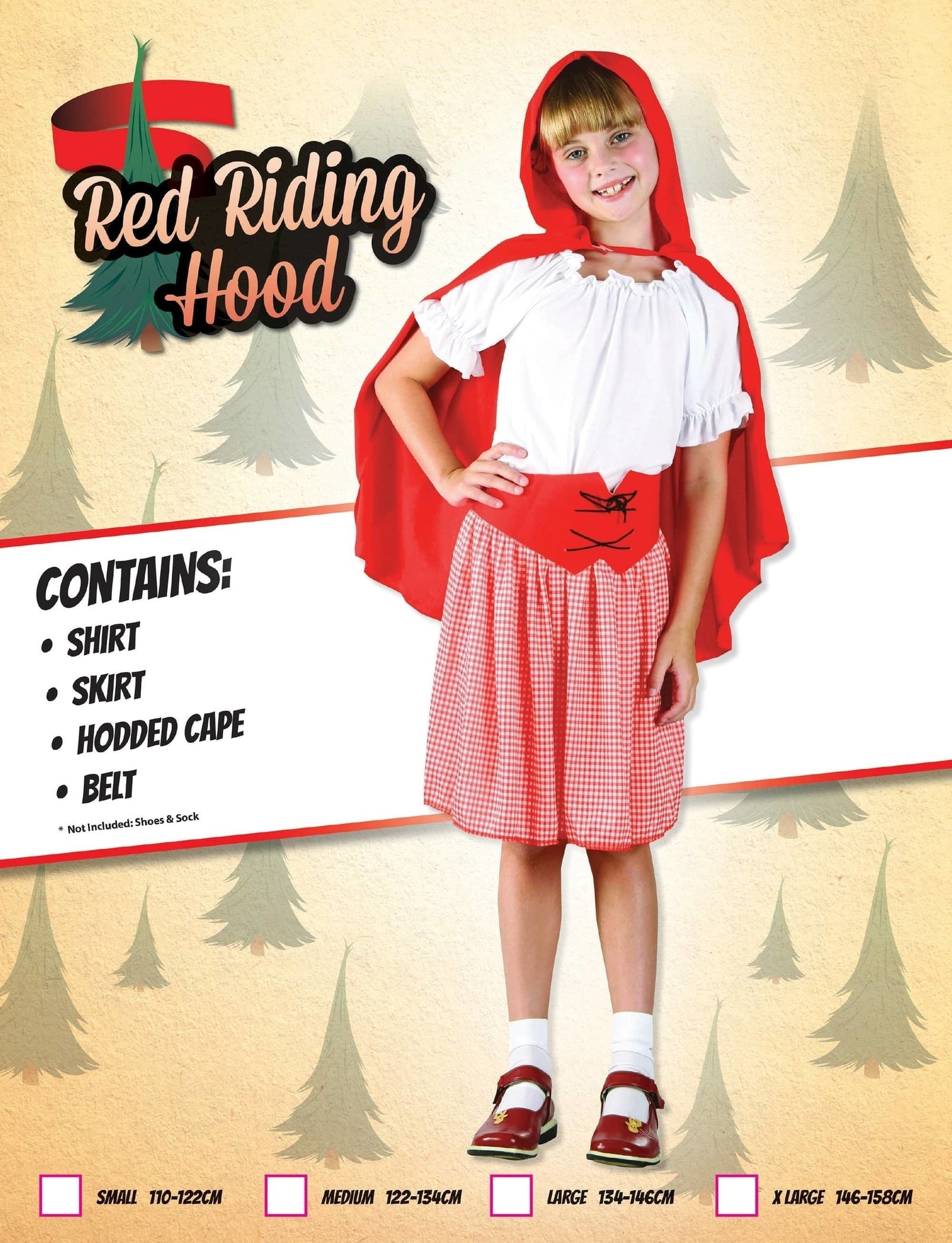 Red Riding Hood Girls Costume 2