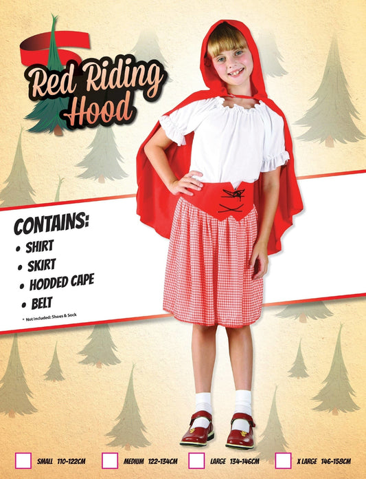 Red Riding Hood Girls Costume 2