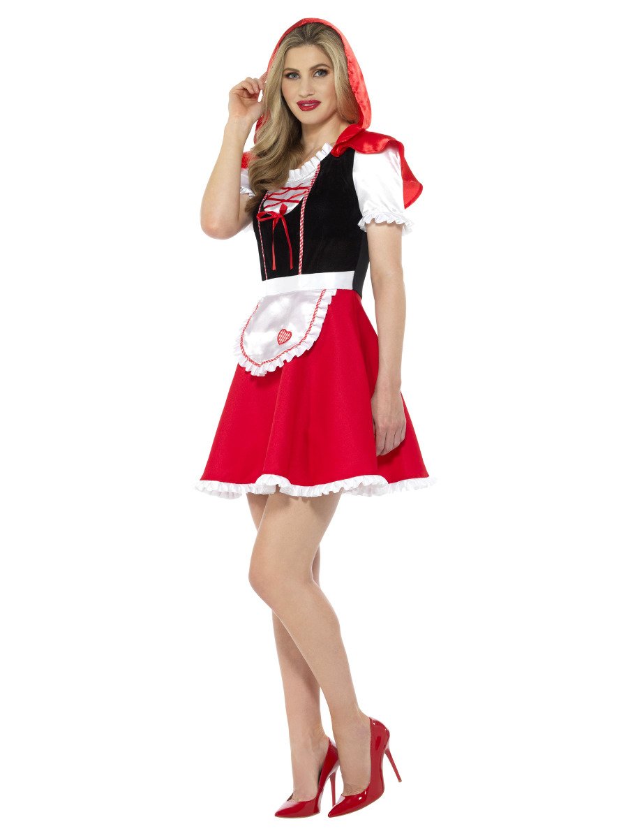 Red Riding Hood Lady Costume Red Adult_3