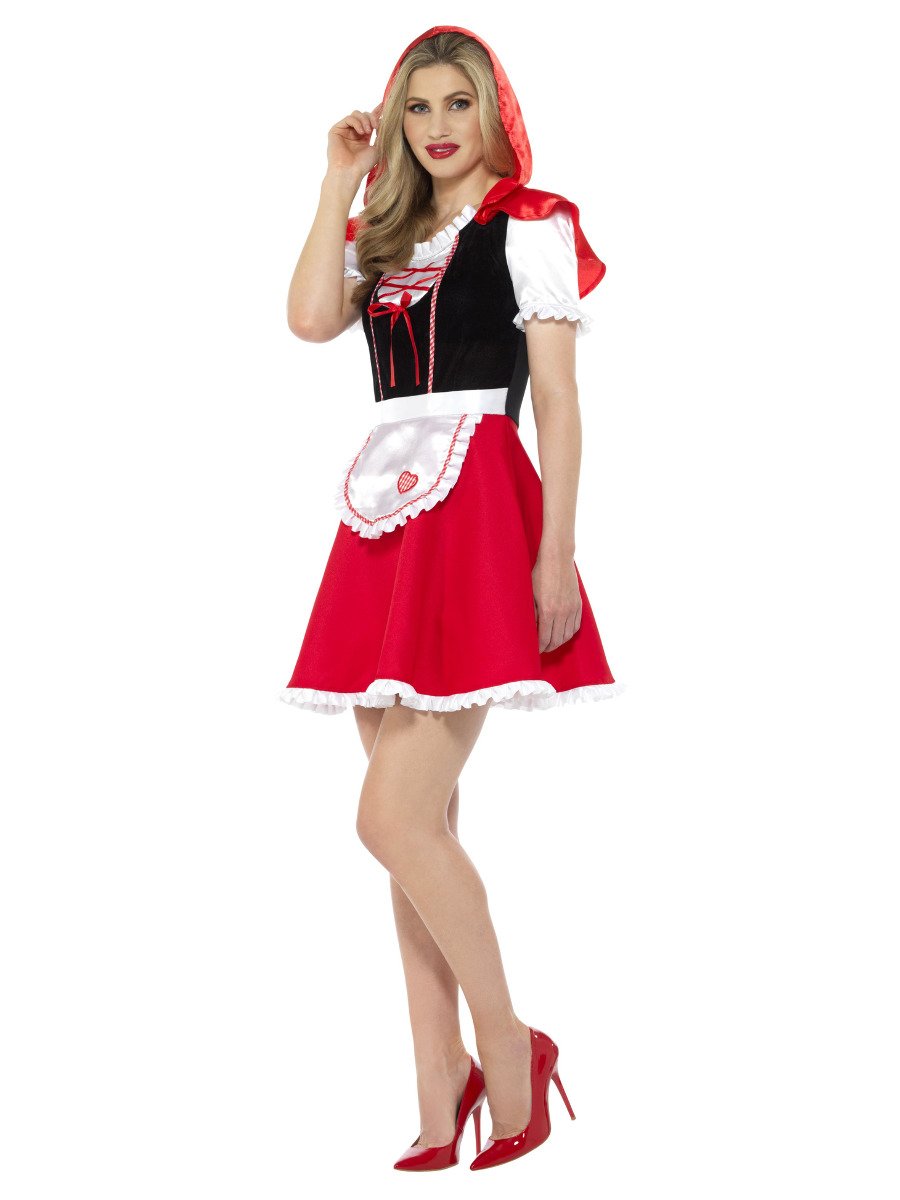 Red Riding Hood Lady Costume Red Adult 3