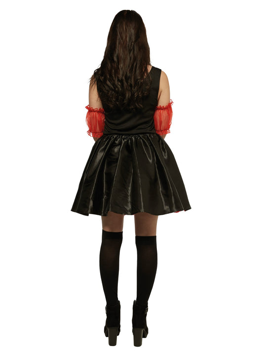 Red Rose Day Of The Dead Costume 2