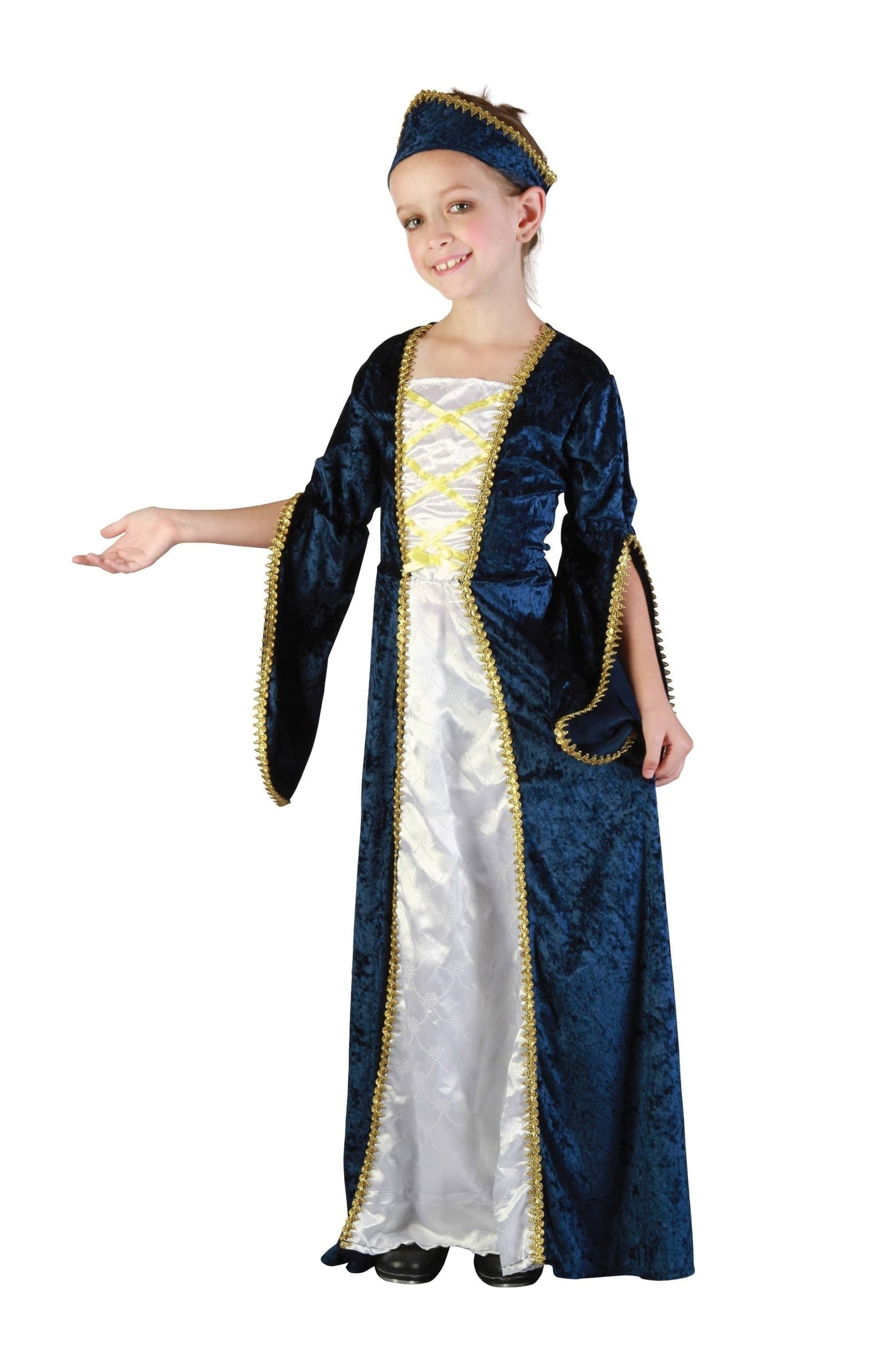 Regal Princess Blue Childrens Costume 1