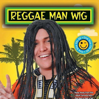 Reggae Man Wig Dreadlock Hair 2