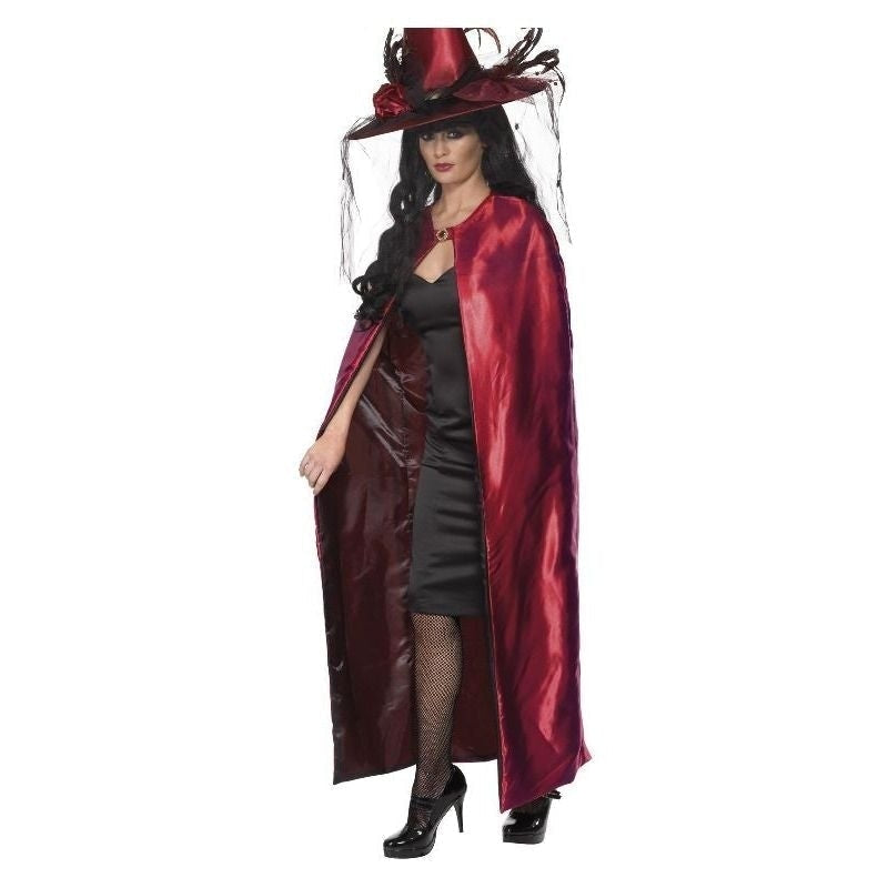 Reversible Cape Adult Red Black 2