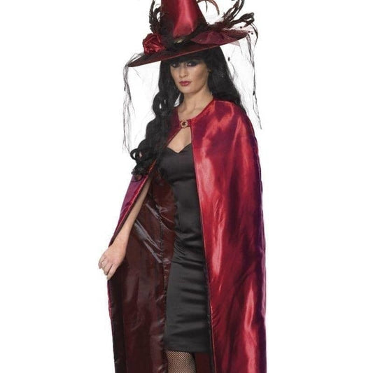 Reversible Cape Adult Red Black 1