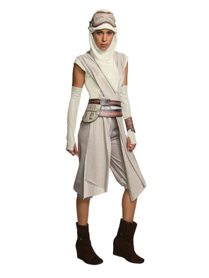 Rey Eye Mask with Hood Adult Scavenger Jedi Force Awakens 3