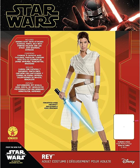 Rey Jedi Costume Star Wars Adult Jedi Robes Rise of Skywalker 4