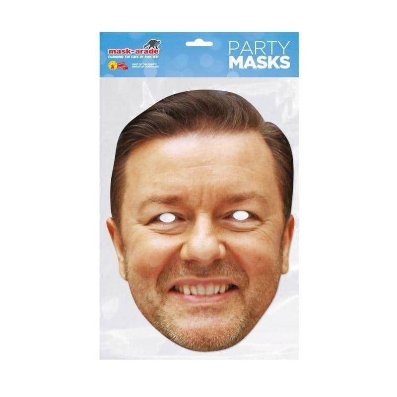 Ricky Gervais Celebrity Face Mask 1