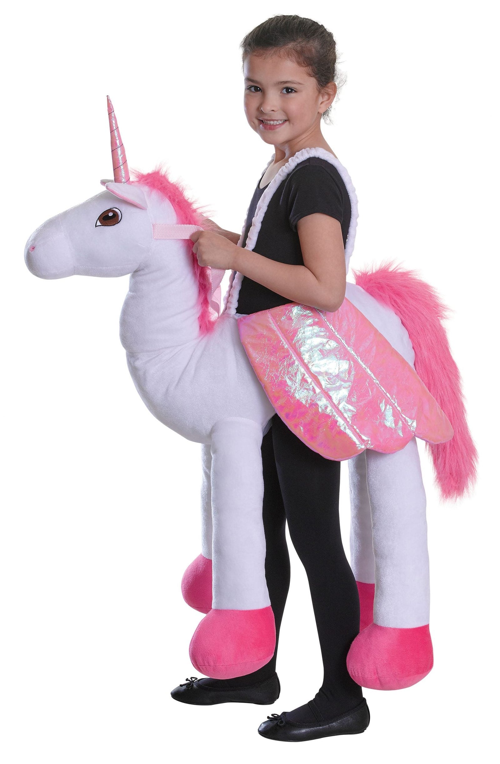 Riding Unicorn Costume Childrens Step in Dress Up 1
