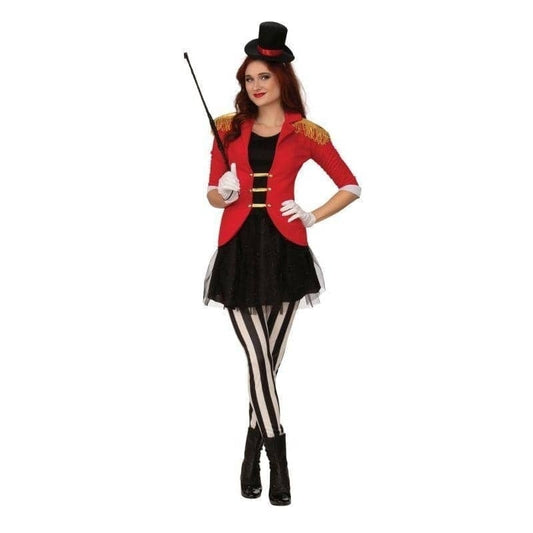 Ringmaster Ladies Adult Costume Red Jacket 1