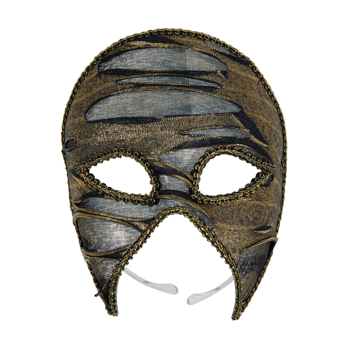 Ripped Look Mask Gold & Black 1