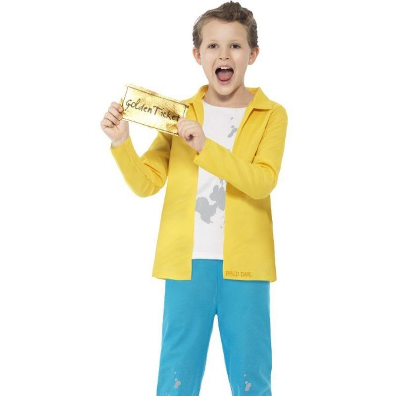 Roald Dahl Charlie Bucket Costume Kids Yellow_1