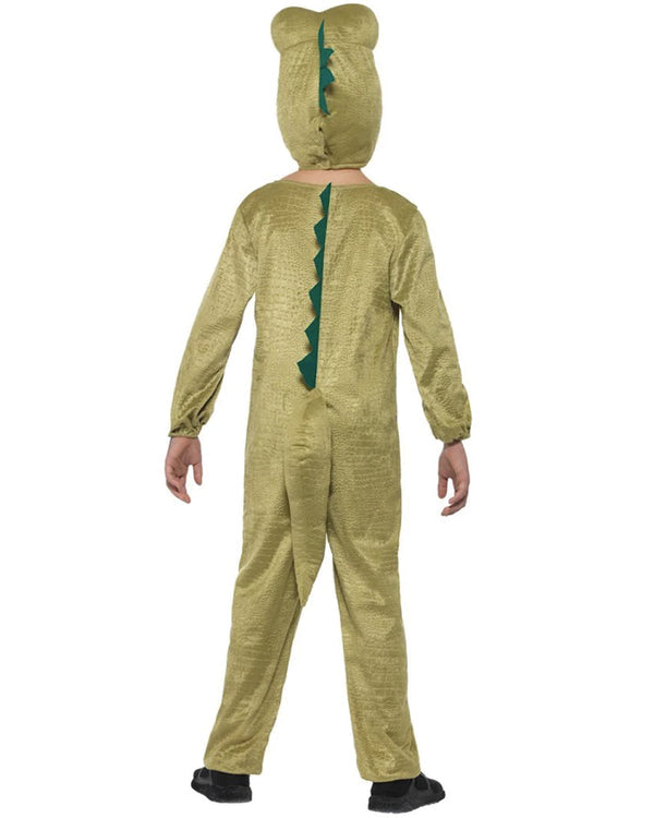 Roald Dahl Enormous Crocodile Costume Kids Green Jumpsuit 3