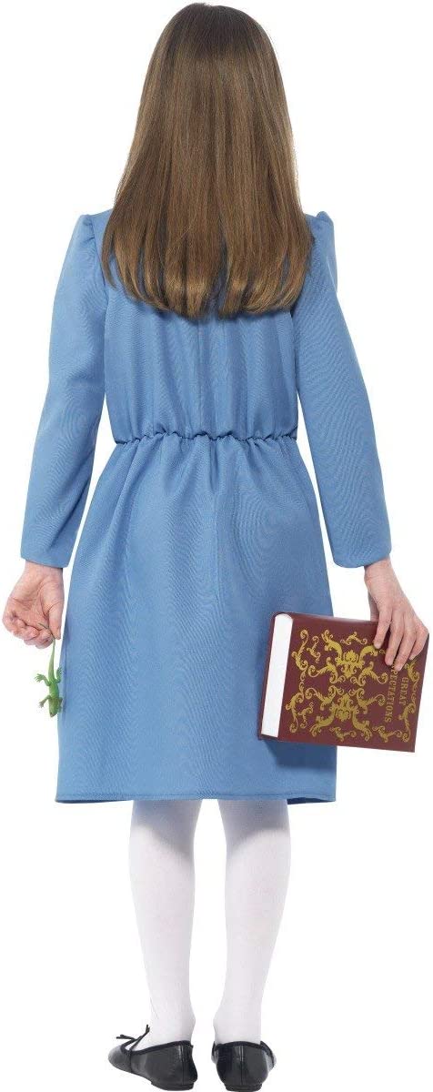 Roald Dahl Matilda Licensed Costume Kids Blue Dress 3