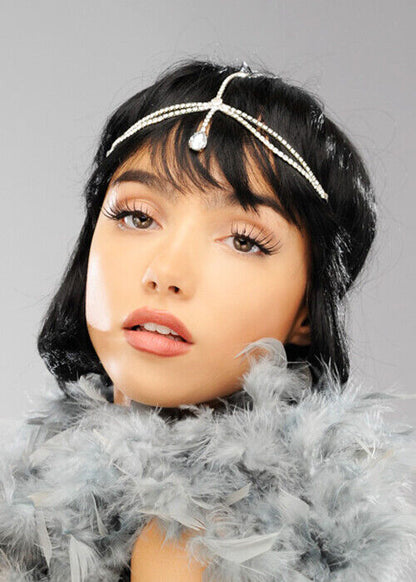 Roaring 1920s Hair Jewellery Charleston Diamante Headpiece 3