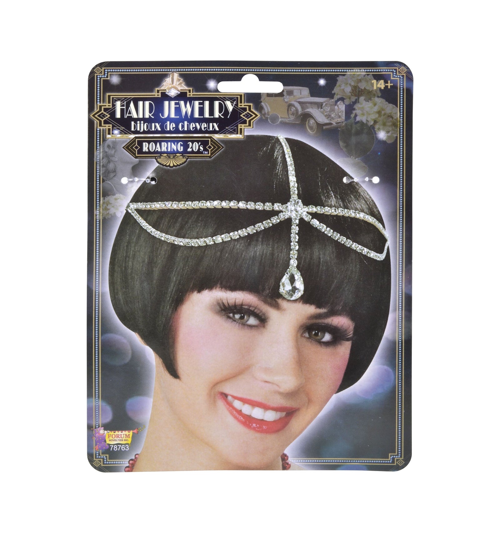 Roaring 1920s Hair Jewellery Charleston Diamante Headpiece 1