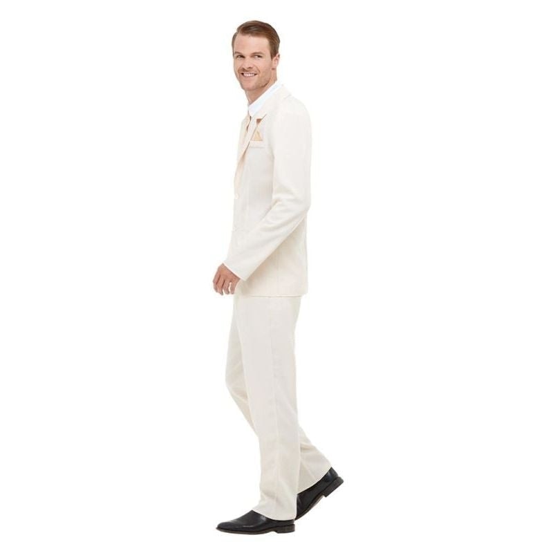 Roaring 20s Gent Costume Adult White 3