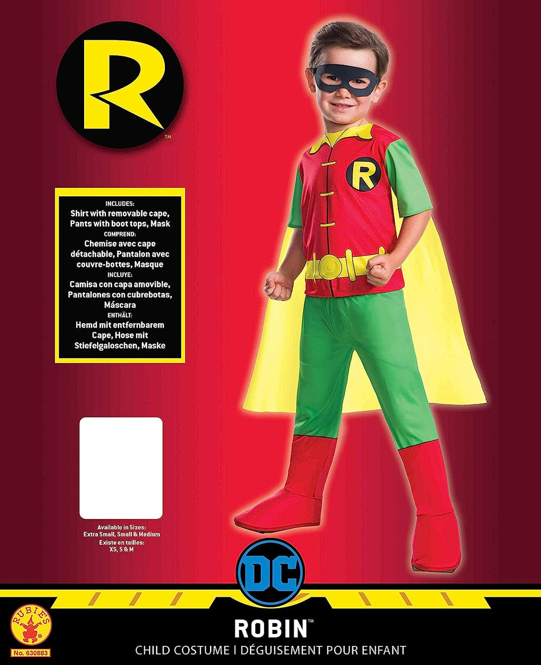 Robin Costume Boys DC Comics
