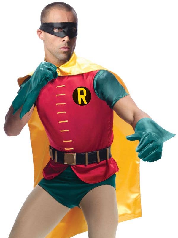 Robin Costume Classic Superhero Batman TV Show 1966 Robin Costume Classic Superhero Batman TV Show 1966