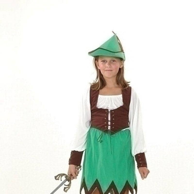 Robin Hood Girl Deluxe Girls Costume_1