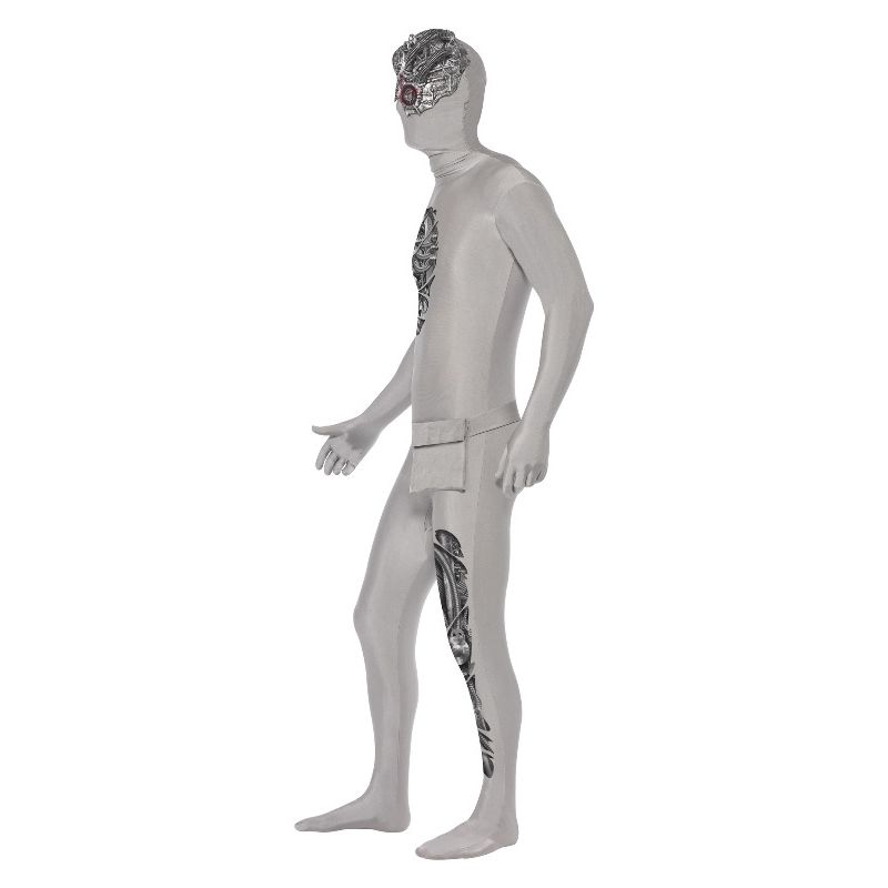 Robotic Second Skin Costume Grey Adult_3