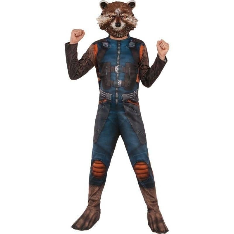 Rocket Raccoon Kids Costume & Mask Guardians of the Galaxy_1
