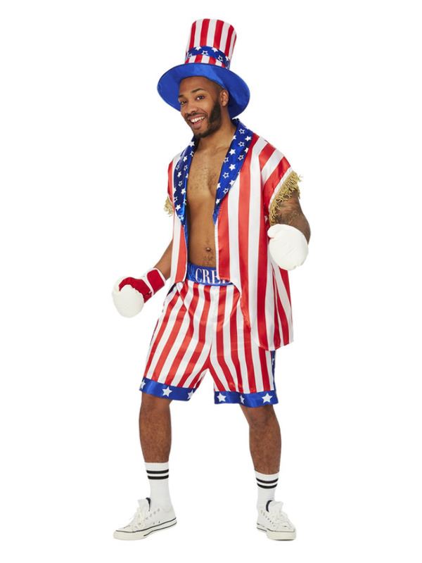 Rocky Apollo Creed Costume with Gloves 4