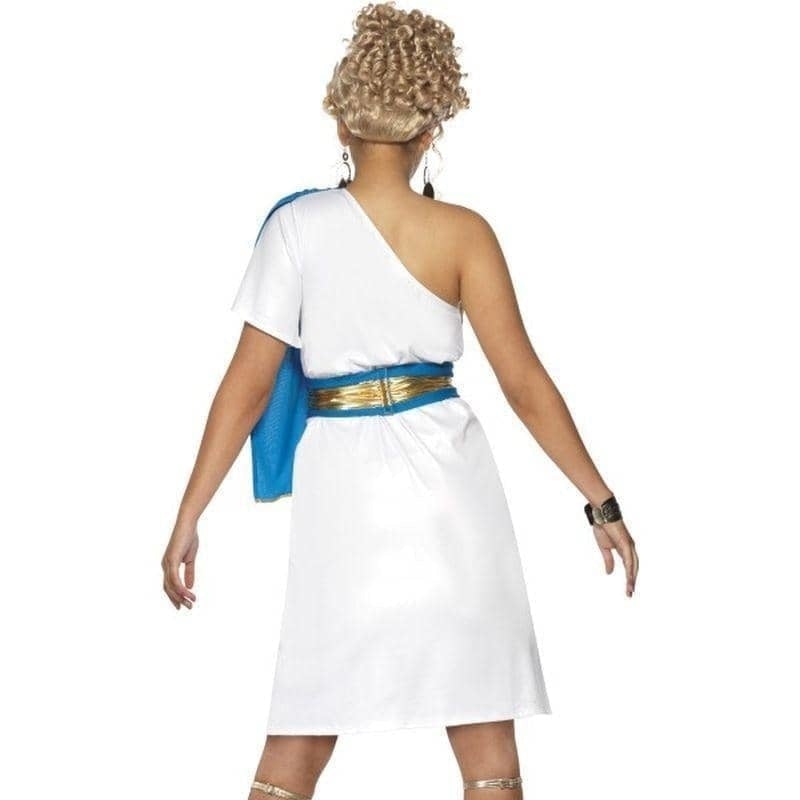 Roman Beauty Costume Adult White Blue 2