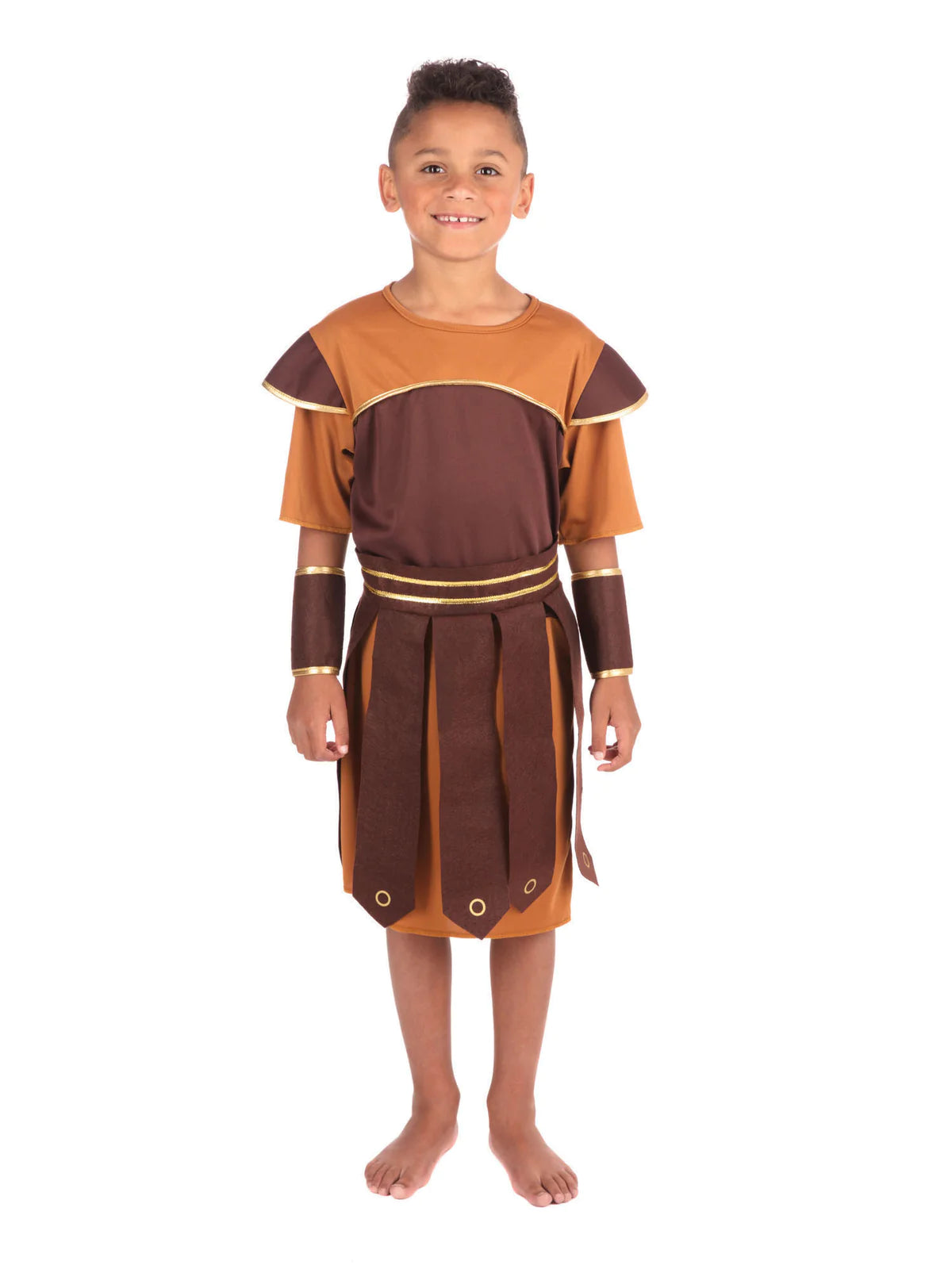 Roman Soldier Boys Costume Authentic Tunic 1