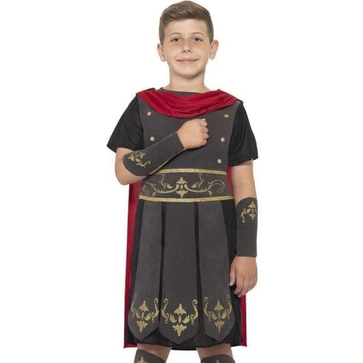 Roman Soldier Costume Kids Black_1
