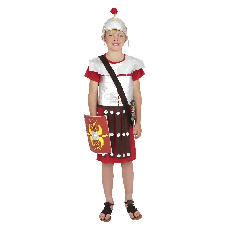 Roman Soldier Costume Red Child_1