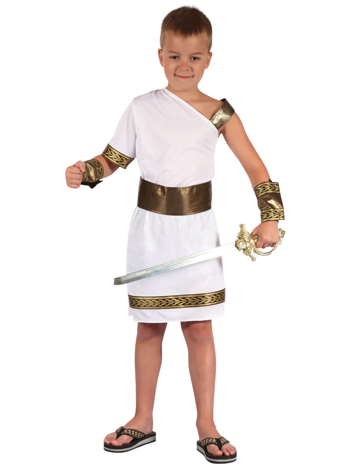 Roman Warrior Gladiator Kids Costume for World Book Day 1