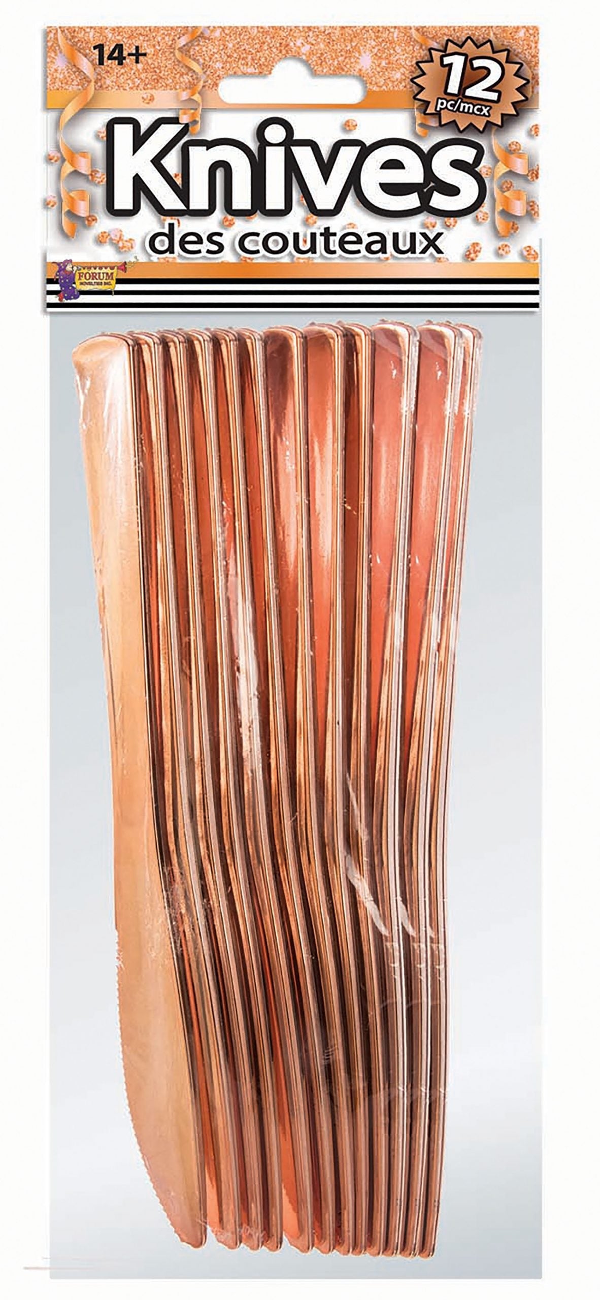 Rose Gold Knives 12 Pack 2