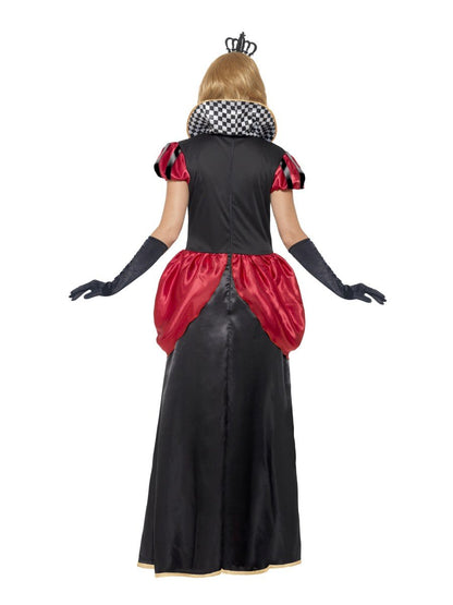 Royal Red Queen Costume Adult Alice In Wonderland Dress Crown 5