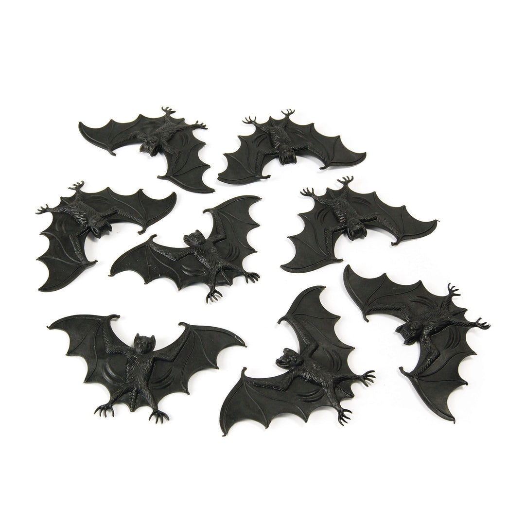 Rubber Bats Pack of 8 Halloween Props_1