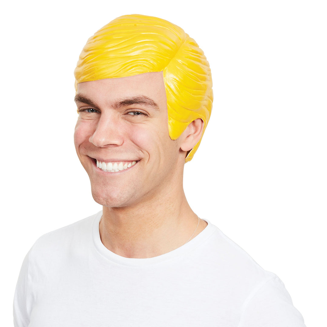 Size Chart Rubber Trump Headpiece Blonde