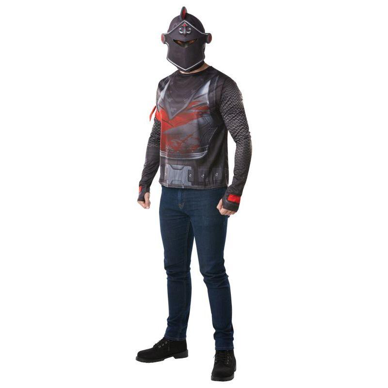 Rubie's Fortnite Black Knight Adult Costume Top & Mask 1