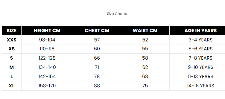Size Chart Child Ghost Costume_2