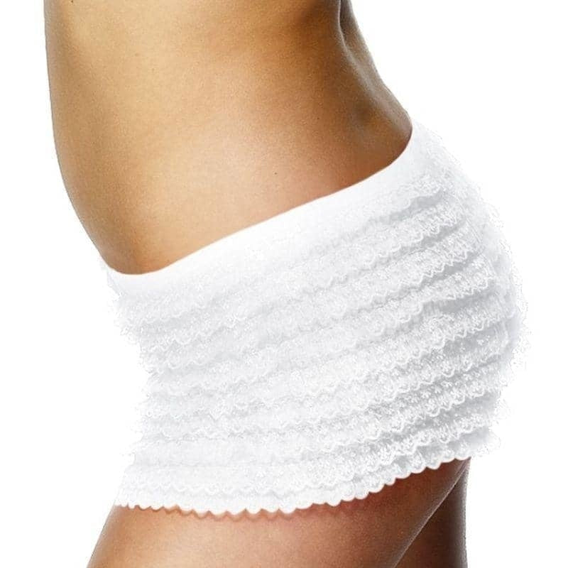 Ruffled Panties Adult White 1