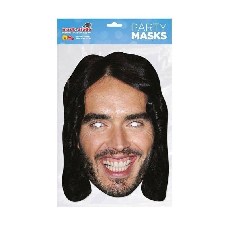 Russell Brand Celebrity Face Mask_1