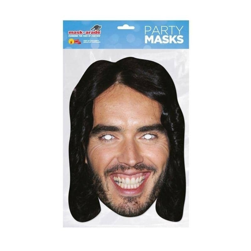 Russell Brand Celebrity Face Mask 1