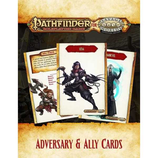 Pathfinder for Savage Worlds Ally & Adversary Cards Set